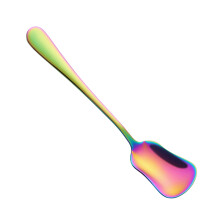 Multipurpose Stainless Steel Dessert Spoon In Unique-colorful