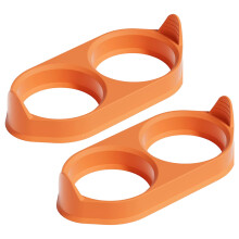 2Pieces Silicone Eggs Molds For Cooking Breakfast-orang  color