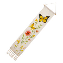 Traditional Craft Cotton Hanging Art With Fringes-M03172