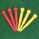 Golf Ball Pin Holder Plastic Foldable 180 Rotation 4