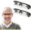 Adjustable Reading Glasses, Dual Focus Control for Near and Far Vision, Frame 1