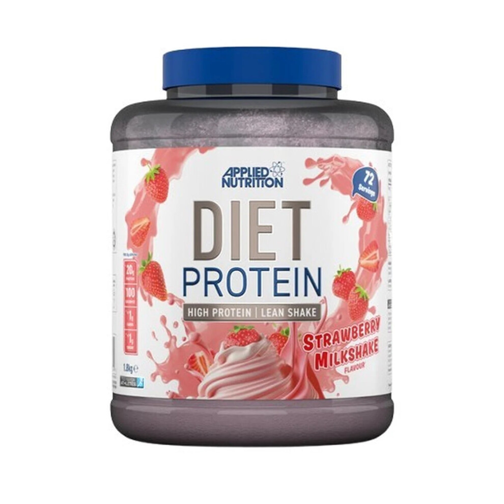 Diet Whey, Strawberry Milkshake - 1800 grams