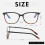Blue Light Blocking Reading Glasses for Women, Stylish Leopard Frame, Anti Eyestrain Computer Use 3