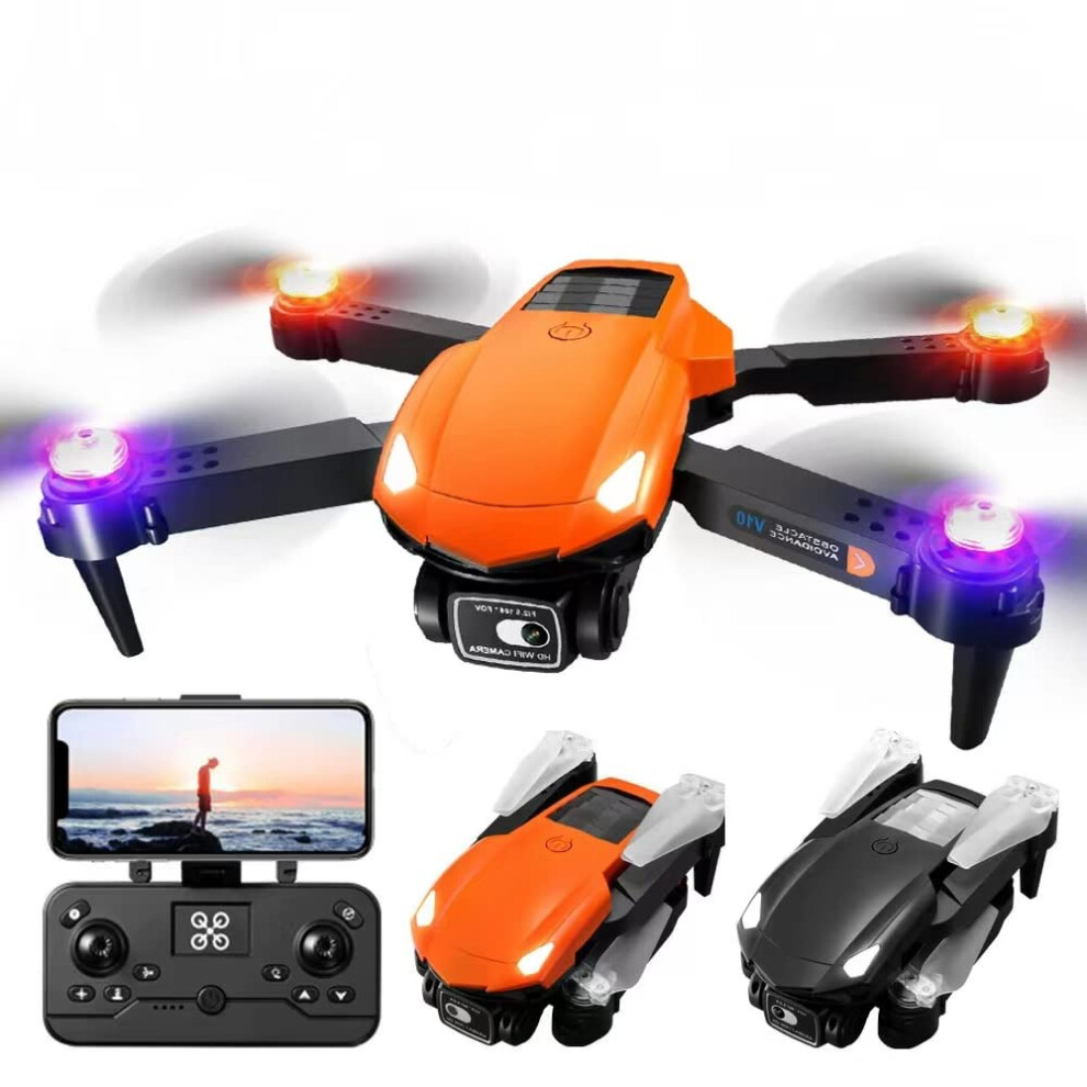 V10 4K Drone With Camera, Foldable Quadcopter With Obstacle Avoidance And Dual 4K Hd Wideangle Lens 9310869641254