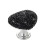 Heart Shape Decorative Ignition Button Scratch Resistant-Black 1