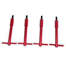 Precisions Machined Vehicle T Style Valves Cover Nut Bolt-Red