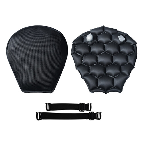 Universal Motorcycle Air Seat Pad with Removable Straps Shock