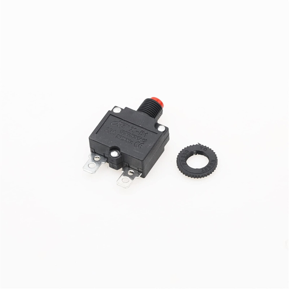 7 Amp Resettable Thermal Circuit Breaker With Manual Reset Overload Protection Switch 7A 9073542249795