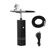 32 PSI Cordless Airbrush Kit with Auto Start Stop, Fast USB Charging and Dual Action Trigger