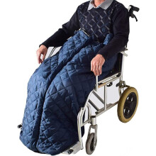 Waterproof Fleece Lined Wheelchair Cover, Thermal Blanket with FullLength Zip, Universal Fit