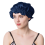Casca de dormit 100% mătase NavyBlue M 4