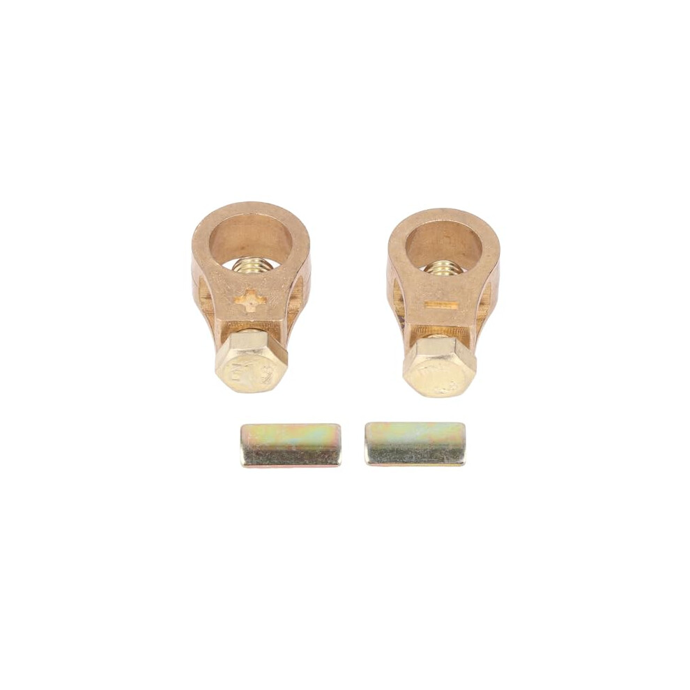 2Pack Current Copper Battery Terminal Connectors, Universal Car Clamps For Stable Power Connection 9330225588238