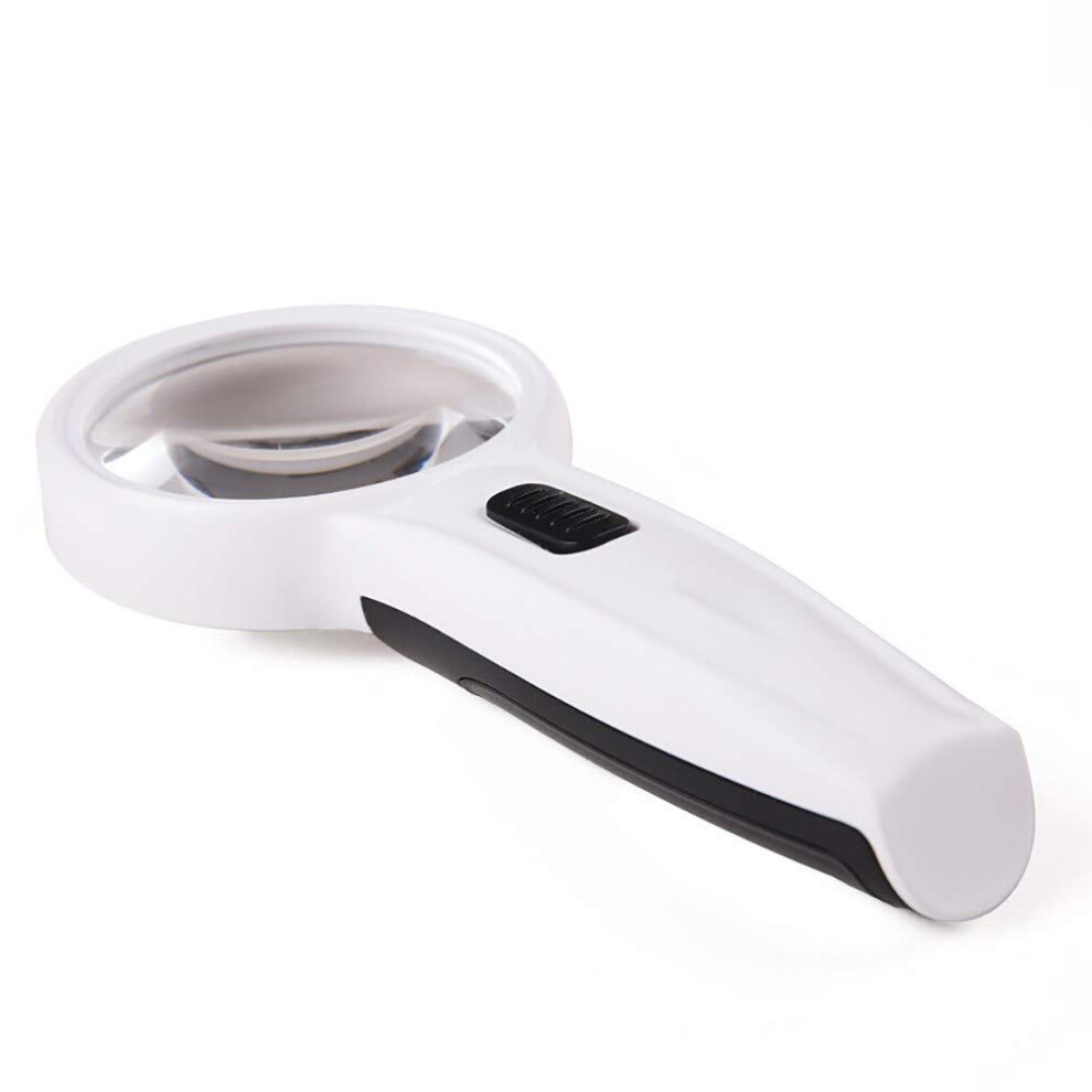 Light 15X Handheld Magnifying Glass With Led For Seniors Reading And Macular Degeneration