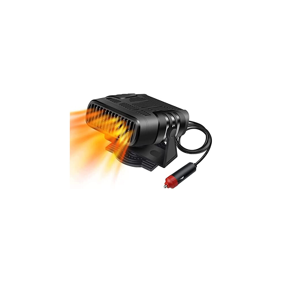 12V Car Heater Defroster 120W Fast Defrost Demist Dual Mode Heating Cooling 360 Rotatable Fan 9330225589204