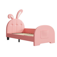 3ft Single Rabbit-Shaped Upholstered Bed Frame