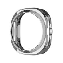 47mm Silver TPU Bumper Cover Case with Adjustable Buckle and AntiScratch Protection for Samsung Galaxy Watch 7 Ultra