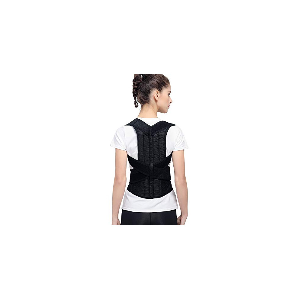 Posture Corrector Upper Back Brace, Magnetic Back Support Adjustable Humpback Posture Corrective