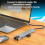 2X USB-C Hub with Ethernet, 4K HD, USB 3.0,  Card Reader, 87W PD Charging High-Speed Data Transfer for Windows,MacOS 5