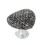 Auto-startknop Hartvorm Decoratieve-glanzend zwart 1