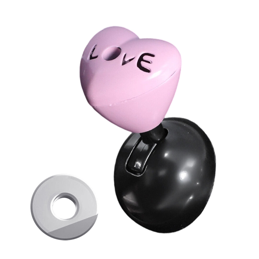 Elegant Heart Shape Auto Start Button- Osmanthus Fragrans Pink 7751001346477