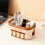 Bedside Organizer with Hooks, Secure Clip Frame for Bunk Bed Dorm Room Storage and Easy Access Compartments 3