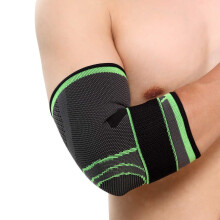 3D Woven Elbow Compression Sleeve with Targeted Support, Breathable Fit for Running and Gym
