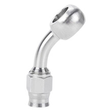 Quick Disconnect AN3 remslangfitting aluminium-Zijde 45