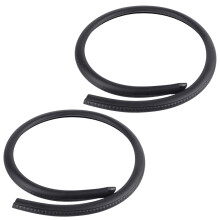 2Pcs Auto Interior Rubber Trim Seal Strong Rubber-1.8 meters