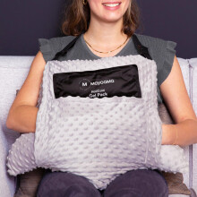 Hysterectomy Recovery Pillow with Dual Adjustable Straps, Contoured Abdominal Support and Hot Cold Therapy
