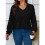 Women Hoodies Oversized Long Sleeve Drawstring Pullover Tops Basic Loose Hooded Sweatshirt Black XXXL 4