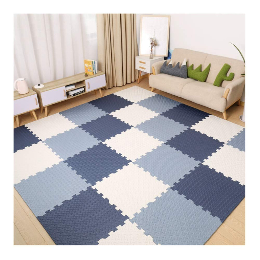 Foam Floor Mat NonToxic EVA Interlocking Baby Play Mat Soft Cushioned Waterproof Tiles for Kids Indoor Use