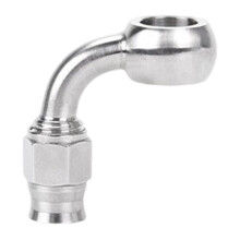 Quick Disconnect AN3 Brake Hose Fitting Aluminum Part-Side 90