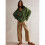 Women'S Button Oversized Side Slit High Low Sweatshirt Long Sleeve Reverse Seam Pullover Tunic Tops Army Green M 6