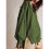 Women'S Button Oversized Side Slit High Low Sweatshirt Long Sleeve Reverse Seam Pullover Tunic Tops Army Green M 8
