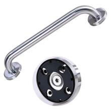 Stainless Steel Shower Grab Bar 58cm Wall Mounted Bathroom Handrail with Ridged AntiSlip Grip for Elderly Disabled