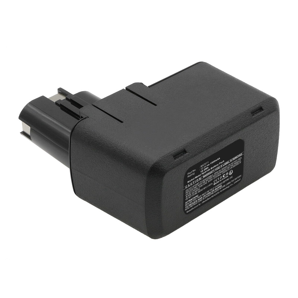 Power Tool Battery Replacement 12V Nimh 1500Mah For Bosch Bh1214l And Wurth Abs 12M2, Extended Runtime 9045646670294