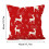 Capas de Almofada de Natal 45x45cm, Capa de Almofada de Algodão para Sofá, Decoração de Casa, Presente - Compatível com Decorações de Natal 3