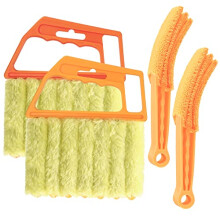 Window Blind Cleaner Set, 7Finger Microfiber Duster Brush for Venetian Blinds Shutters and Air Vents
