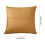 Coussin décoratif en polyester jaune 45 x 45 cm 3