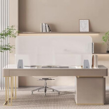 Desk Privacy Panel 100x40cm Frosted Acrylic Freestanding Divider for Office Classroom Home Table