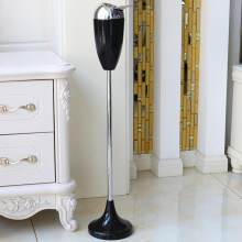 Outdoor Ashtray with OdorControl Lid, Large Capacity WeatherResistant Metal Pedestal Stand for Commercial Use