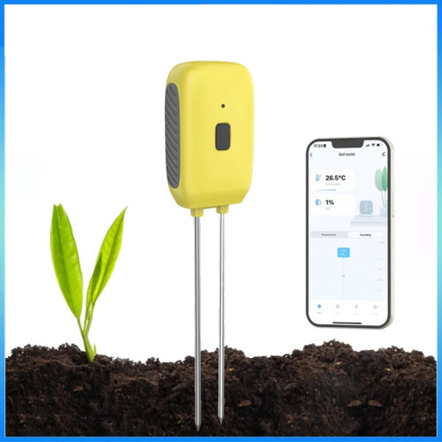 Tuya Έξυπνος Bluetooth Εδαφομετρητής Θερμοκρασίας, Υγρασίας, Αδιάβροχος 2