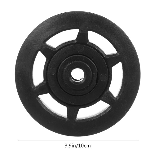 Fitness Pulley Wheel Plastic 1 Piece Black 2