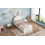 3ft Single Rabbit-Shaped Upholstered Bed Frame 7