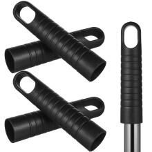 Mop Handle Replacement and Broom Handle Grip Kit 5pcs, Durable Plastic End Caps for 25mm Rods
