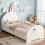 3ft Single Rabbit-Shaped Upholstered Bed Frame 15