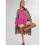 Women'S Button Oversized Side Slit High Low Sweatshirt Long Sleeve Reverse Seam Pullover Tunic Tops Rose Red S 5