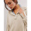 Women'S Button Oversized Side Slit High Low Sweatshirt Long Sleeve Reverse Seam Pullover Tunic Tops Apricot S 7