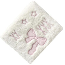 Plush 6 Rings Photo Card Binder Album with Soft Cover and 4 Pocket Refillable Trading Card Holder