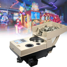 Coin Counter and Sorter Machine with LED Display, Speed Accurate Counting for Business and Shops